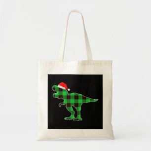 Buffalo Play Grönt Dinosaur T Rex Funny jul Tygkasse