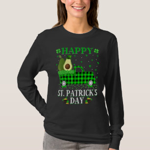 Buffalo Play Grönt Lastbil Avocado Fruit St Patric T Shirt