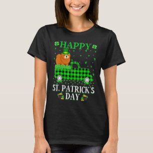 Buffalo Play Grönt Lastbil Chow Chow Hund St Patri T Shirt