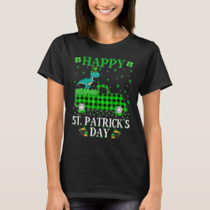 Buffalo Play Grönt Lastbil Tyrannosaurus St. Patri T Shirt