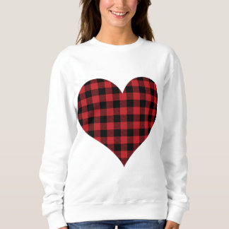 Buffalo Play Heart Valentine Day Kärlek Hoodie T Shirt