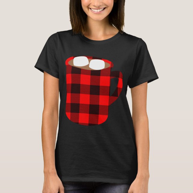 Buffalo Play Hett Cocoa Kopp med Marshmallow Chris T Shirt (Framsida)