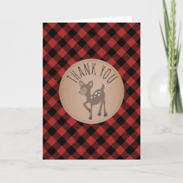 Buffalo Play Hjort Baby Shower Tack Kort