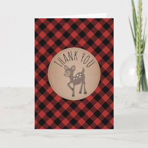 Buffalo Play Hjort Baby Shower Tack Kort