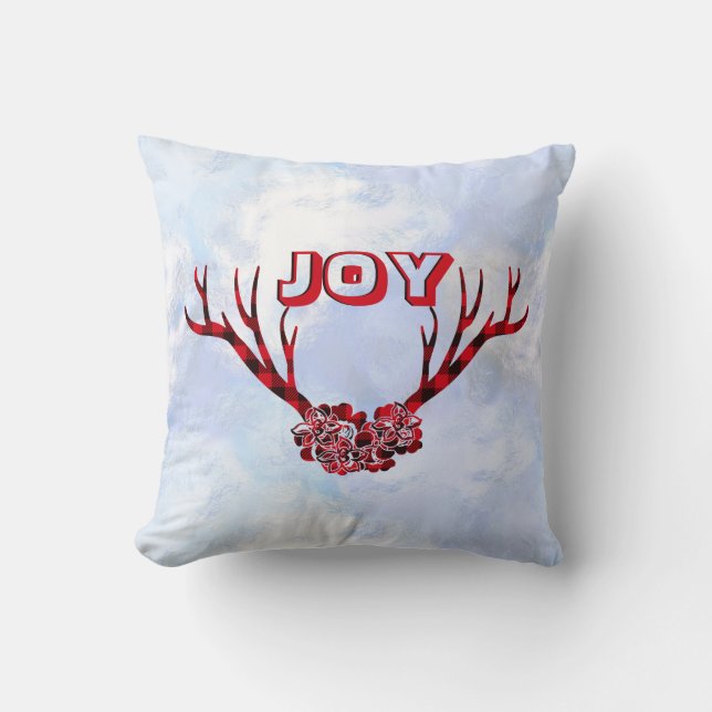 Buffalo Play Horns Dekorativ kudde (Framsida)