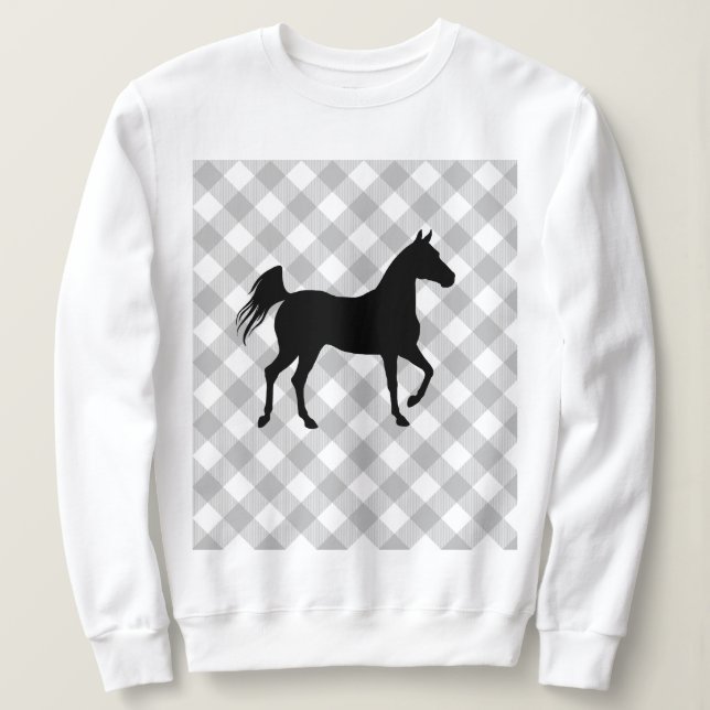Buffalo Play Horse Lover (ej så) Ugly Sweater T Shirt (Design framsida)