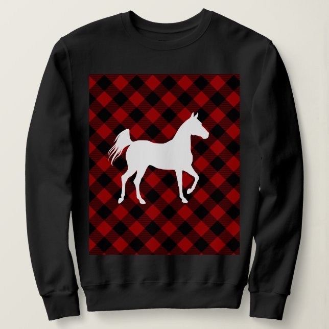 Buffalo Play Horse Lover (ej så) Ugly Sweater T Shirt (Design framsida)