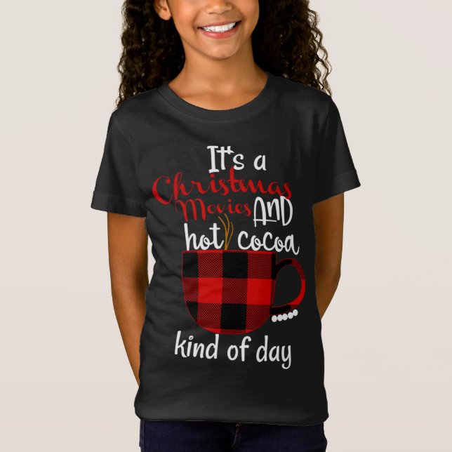 Buffalo Play-julfilm och Hett Kakao T Shirt (Framsida)