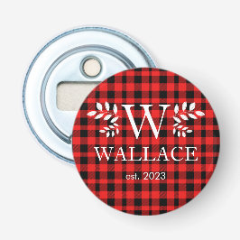 Buffalo Play-julmonogram nylott foto Flasköppnare