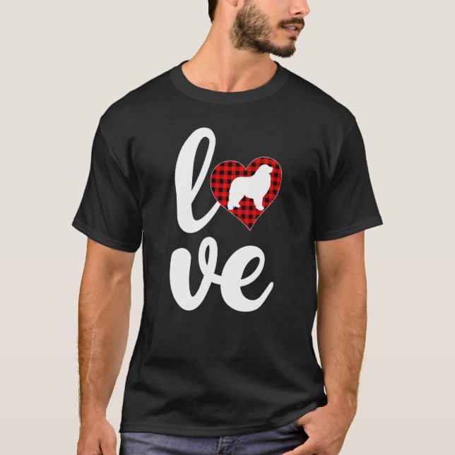 Buffalo Play Kärlek Funny Underbar Pyrenees Hund V T Shirt (Framsida)