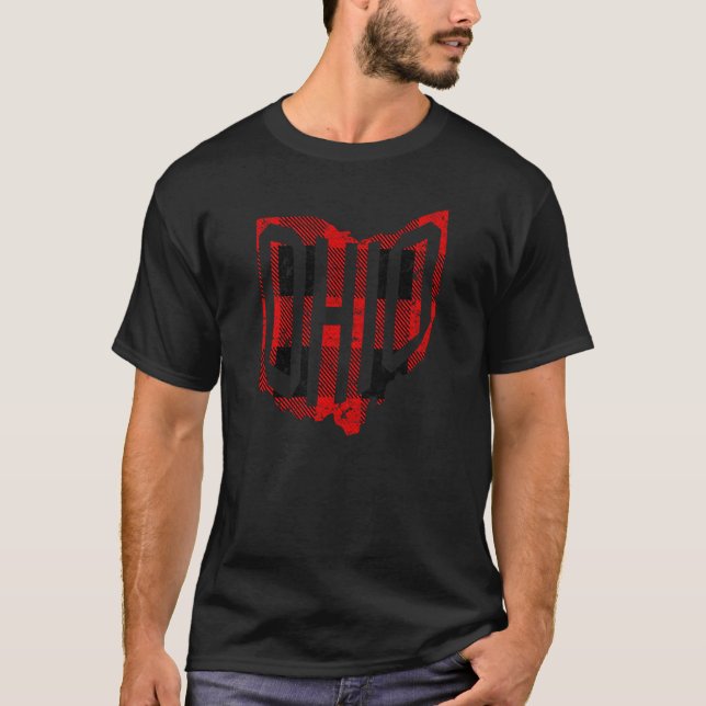 Buffalo Play Land Mönster Ohio Idea T Shirt (Framsida)