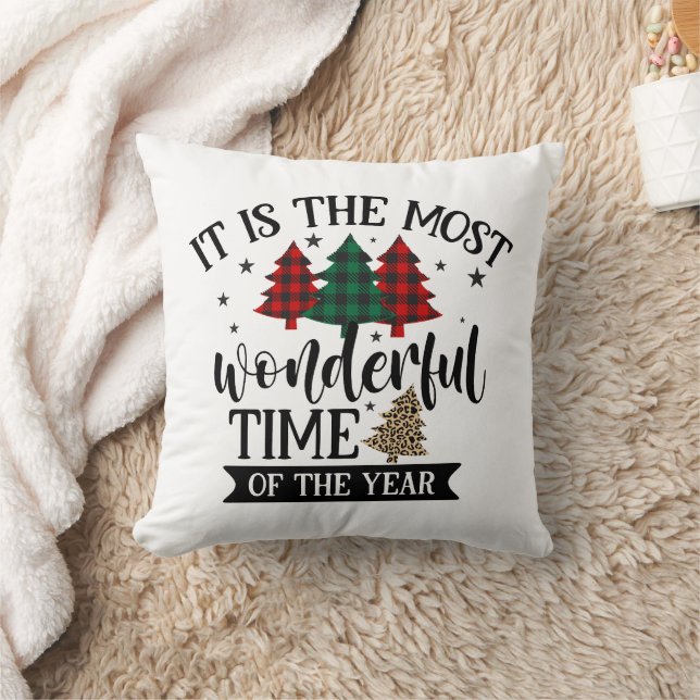 Buffalo Play Leopard Mönster Julgran Kudde (Filt)