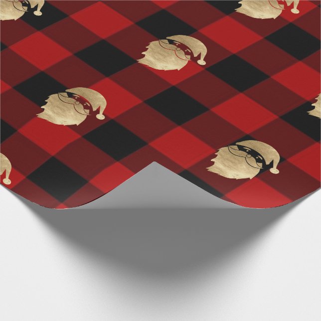 Buffalo Play Lomberjack Guld Santa Winter Black Presentpapper (Hörn)