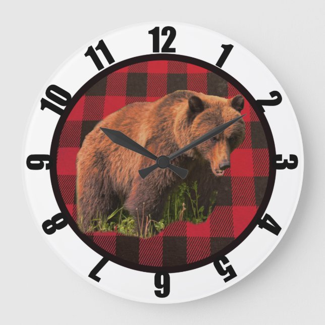 Buffalo Play Man Cave Large Clock Stor Klocka (Framsida)