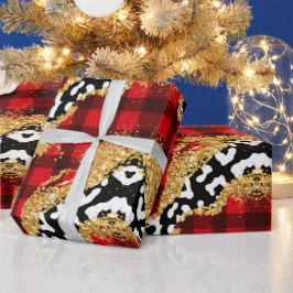 Buffalo Play med djuravtryck Presentpapper