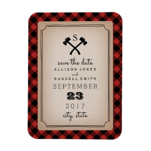 Buffalo Play Monogram Ax Spara datumet Magnet