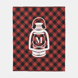 Buffalo Play Monogram Lantern Blanket Fleecefilt