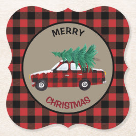 Buffalo Play Mönster-julbil Underlägg Papper