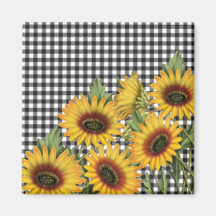 Buffalo Play och Sunblommor Magnet