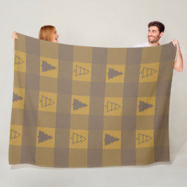 Buffalo Play Ornament julTrees Fleecefilt