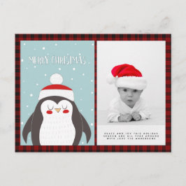 Buffalo Play Photo Julafton NewYear Folkart Pengui Vykort