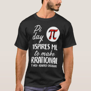 Buffalo Play Pi Symbol Pi Day inspires Me Math Lo T Shirt