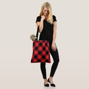 Buffalo Play Red Black Check Tygkasse