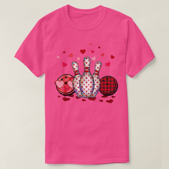 Buffalo Play Red Bowling Gnome jul Valentin T Shirt (Design framsida)