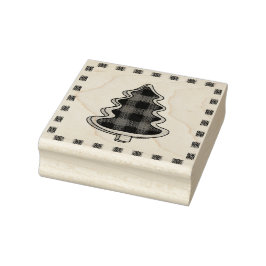 Buffalo Play, Red Gingham Julgranar Stämpel