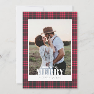 Buffalo Play Red Married & God jul Card Julkort