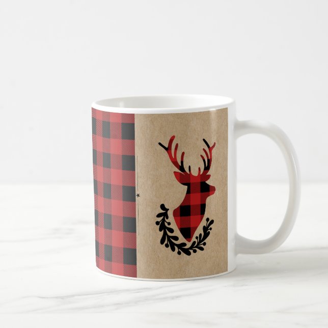 Buffalo Play Red Rustic Stag Kaffemugg (Höger)