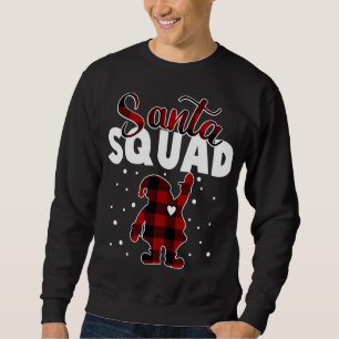 Buffalo Play Santa Squad-julfamiljen Matchin Lång Ärmad Tröja