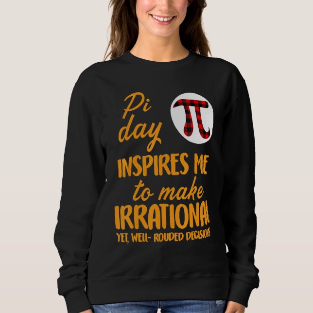 Buffalo Play Symbol Pi Day inspires me Math T Shirt (Framsida)