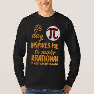 Buffalo Play Symbol Pi Day inspires me Math T Shirt