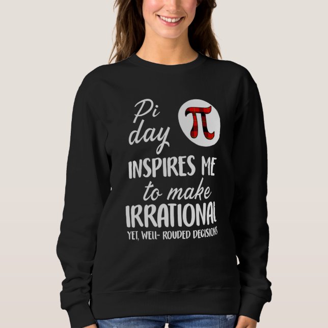 Buffalo Play Symbol Pi Day inspires me Math T Shirt (Framsida)