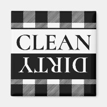 Buffalo Play White Black Dirty Clean Dishwasher