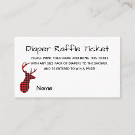 Buffalo Play Woodland Diaper Raffle Biljett Tilläggskort