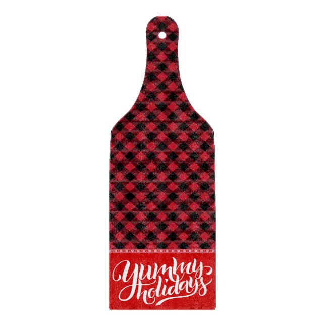 Buffalo Play Yummy-Helgdagar Typography Red Black (Framsidan)