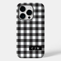 Buffalo Psted Checked Mönster Monogrammed Simple