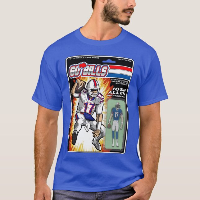 Buffalo QB 1 Action Figure söt flicka T Shirt (Framsida)