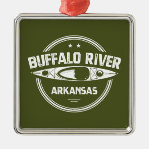 Buffalo River, Arkansas Julgransprydnad Metall