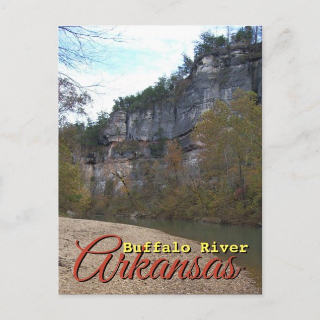 Buffalo River, Arkansas Travel Photograph Vykort (Framsida)