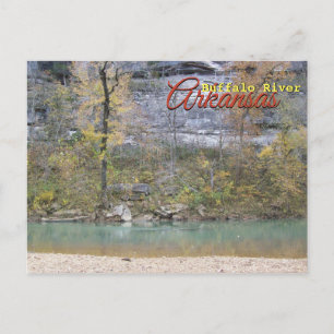 Buffalo River, Arkansas Travel Photograph Vykort