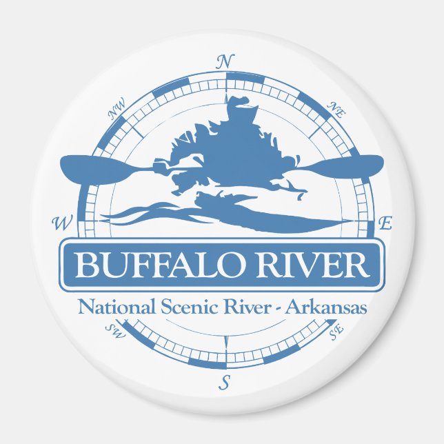 Buffalo River (KC2) Magnet (Framsidan)
