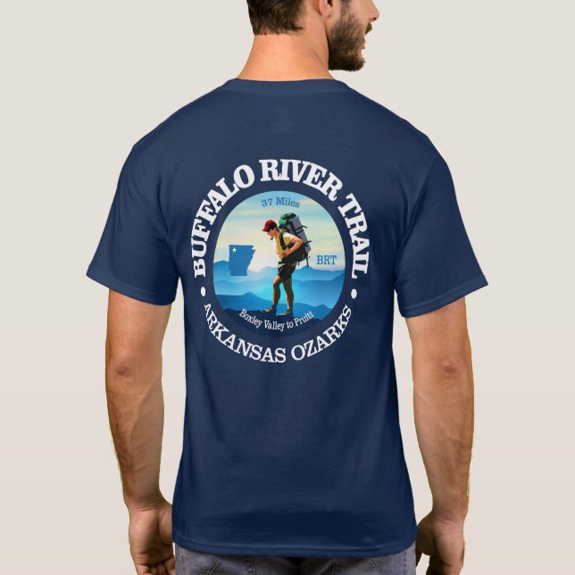 Buffalo River Trail (C) T Shirt (Baksida)