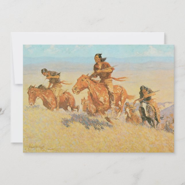 Buffalo Runners, Big Horn Basin av Remington (Framsida)