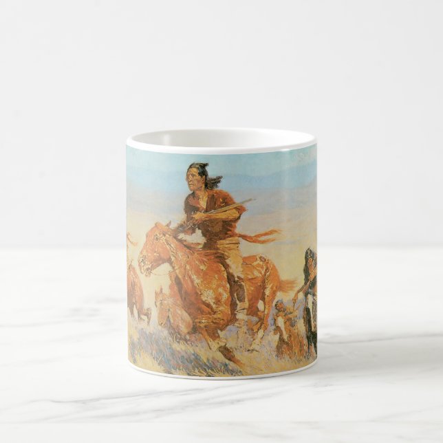 Buffalo Runners, Big Horn Basin av Remington Kaffemugg (Center)