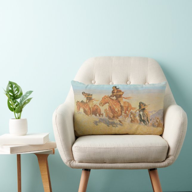Buffalo Runners, Big Horn Basin av Remington Lumbarkudde (Stol)