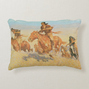 Buffalo Runners, Big Horn Basin av Remington Prydnadskudde