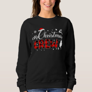 buffalo-rutig jul crew familj matchande jul  t shirt